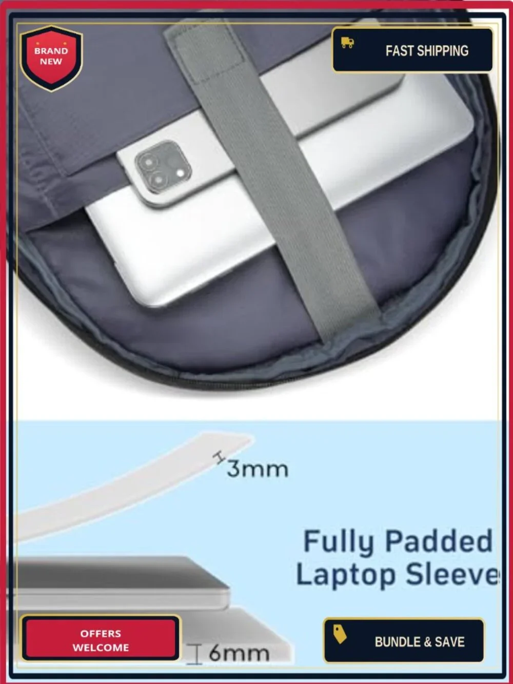 17.3 Inch Laptop Backpack with USB Charger, Book Bag for Men Teens, School Work